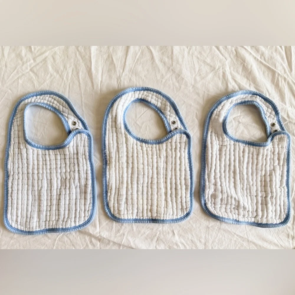 Aden + Anais Baby Bib Muslin, Burp Cloth Infant Toddler Newborn 6 PCS/ 2 Sets